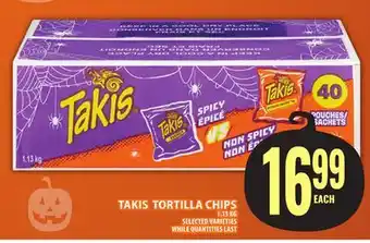 Food Basics TAKIS TORTILLA CHIPS offer
