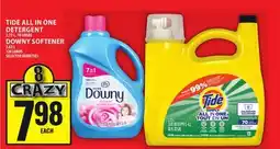 Food Basics TIDE ALL IN ONE DETERGENT OR DOWNY SOFTENER offer