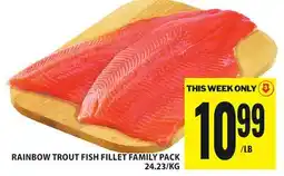 Food Basics RAINBOW TROUT FISH FILLET FAMILY PACK offer