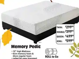 Oxford Mills Memory Pedic offer