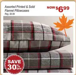 Oxford Mills Assorted Printed & Solid Flannel Pillowcases offer