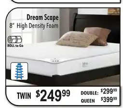 Oxford Mills Dream Scape 8 High Density Foam offer