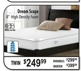 Oxford Mills Dream Scape 8 High Density Foam offer