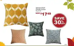 Oxford Mills Selected 20x20 Chenille Cushion offer