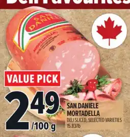 Metro SAN DANIELE MORTADELLA offer