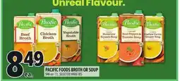 Metro PACIFIC FOODS BROTH OR SOUP offer