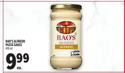 Metro RAO'S ALFREDO PASTA SAUCE offer