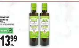 Metro MANITOBA HEMP OIL offer