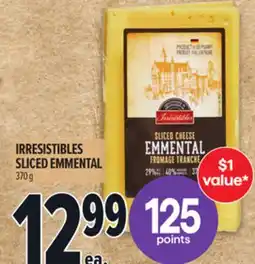 Metro IRRESISTIBLES SLICED EMMENTAL offer