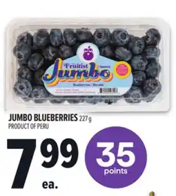 Metro JUMBO BLUEBERRIES offer