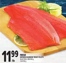 Metro FRESH ONTARIO RAINBOW TROUT FILLETS offer