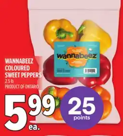 Metro WANNABEEZ COLOURED SWEET PEPPERS offer