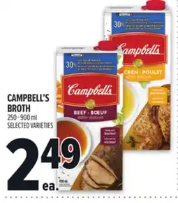 Metro CAMPBELL'S BROTH offer