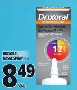 Metro DRIXORAL NASAL SPRAY offer