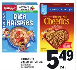 Metro KELLOGG'S OR GENERAL MILLS CEREAL offer