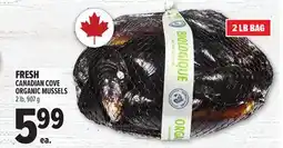 Metro FRESH CANADIAN COVE ORGANIC MUSSELS offer