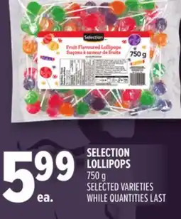 Metro SELECTION LOLLIPOPS offer