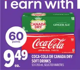 Metro COCA-COLA OR CANADA DRY SOFT DRINKS offer