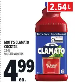Metro MOTT'S CLAMATO COCKTAIL offer
