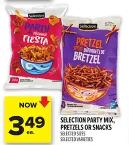 Metro SELECTION PARTY MIX, PRETZELS OR SNACKS offer
