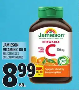 Metro JAMIESON VITAMIN C OR D offer