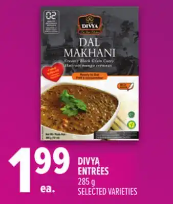 Metro DIVYA ENTRÉES offer