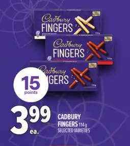 Metro CADBURY FINGERS offer