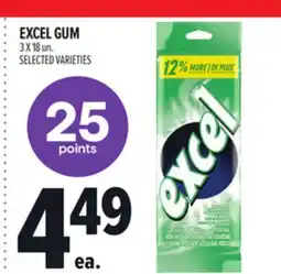 Metro EXCEL GUM offer