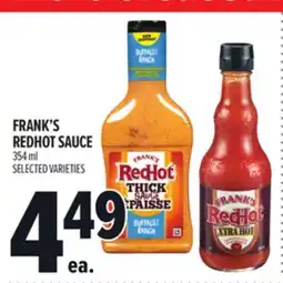 Metro FRANK'S REDHOT SAUCE offer