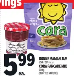 Metro BONNE MAMAN JAM, CORA PANCAKE MIX offer