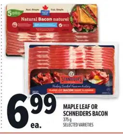 Metro MAPLE LEAF OR SCHNEIDERS BACON offer
