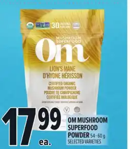 Metro OM MUSHROOM SUPERFOOD POWDER offer