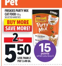 Metro FRISKIES PARTY MIX CAT FOOD offer