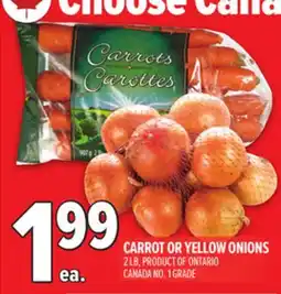 Metro CARROT OR YELLOW ONIONS offer