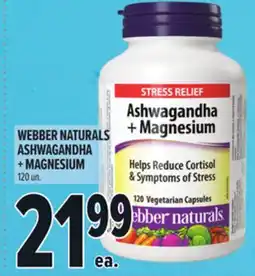 Metro WEBBER NATURALS ASHWAGANDHA + MAGNESIUM offer