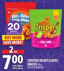 Metro CRISPERS OR BITS & BITES SNACKS offer