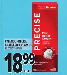 Metro TYLENOL PRECISE ANALGESIC CREAM offer