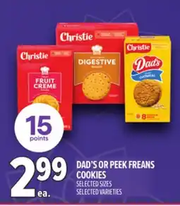 Metro DAD'S OR PEEK FREANS COOKIES offer