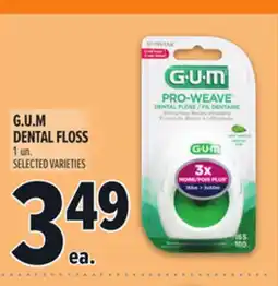 Metro G. U. M DENTAL FLOSS offer