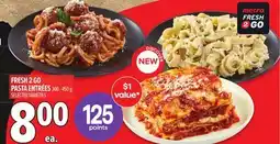 Metro FRESH 2 GO PASTA ENTRÉES offer