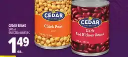 Metro CEDAR BEANS offer