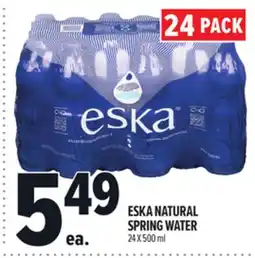Metro ESKA NATURAL SPRING WATER offer