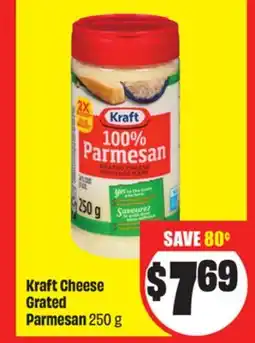 Chalo FreshCo Kraft Cheese Grated Parmesan 250 g offer