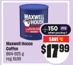 Chalo FreshCo Maxwell House Coffee 864-925 g offer