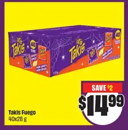 Chalo FreshCo Takis Fuego 40x28 g offer