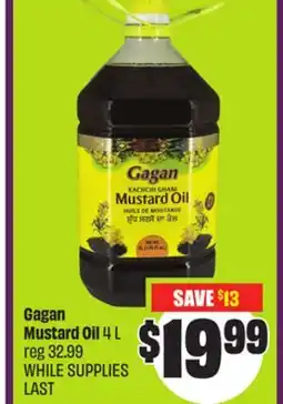Chalo FreshCo Gagan Mustard Oil 4 L offer
