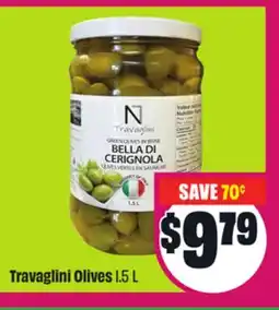 Chalo FreshCo Travaglini Olives 1.5 L offer