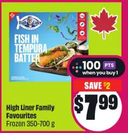 Chalo FreshCo High Liner Family Favourites Frozen 350-700 g offer
