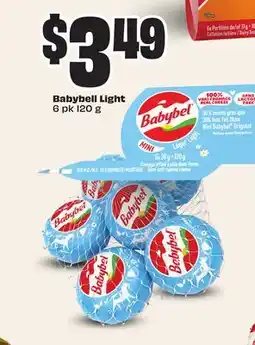 Chalo FreshCo Babybel Light 6 pk 120 g offer