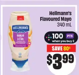 Chalo FreshCo Hellmann's Flavoured Mayo 340 mL offer